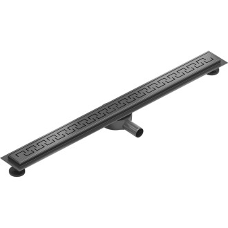 Mexen Flat 360° otočný lineární odtok M15 90 cm, kartáčovaná barva pistole gray - 1E24090-40