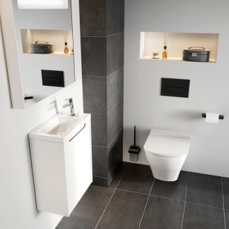 Ravak WC tlačítko Uni Slim black X01744