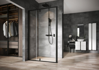 Ravak NPSS-100 black+Transparent 90OA0300Z1