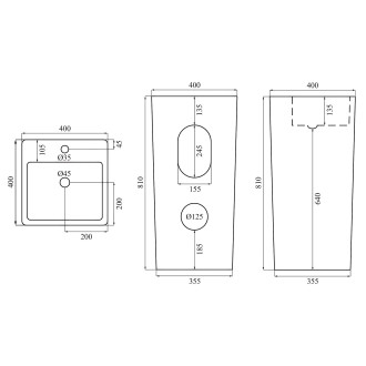 UMYWALKA FRIDA - WOLNOSTOJĄCA