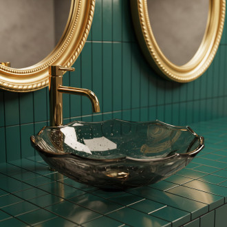 REA ARTIC umyvadlo na desku, černá REA-U5068