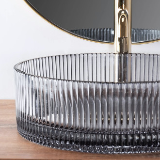 REA Ingrid umyvadlo na desku, šedá REA-U0279