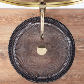 REA Ingrid umyvadlo na desku, šedá REA-U0279