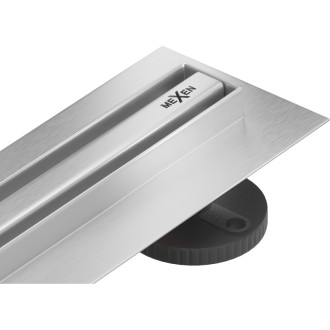 Mexen Flat 360° Slim lineární otočný odtok 50 cm, nerezová ocel - 1041050
