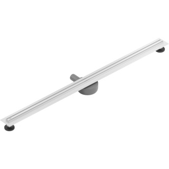 Mexen Flat 360° Slim lineární otočný odtok 160 cm, bílý - 1241160