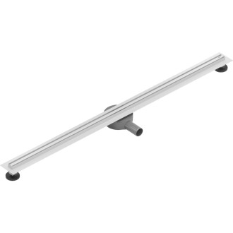 Mexen Flat 360° Slim lineární otočný odtok 160 cm, bílý - 1241160