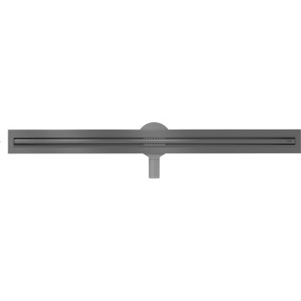 Mexen Flat 360° Slim lineární otočný odtok 100 cm, kartáčovaná barva pistole gray - 1E41100