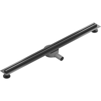 Mexen Flat 360° Slim lineární otočný odtok 100 cm, kartáčovaná barva pistole gray - 1E41100