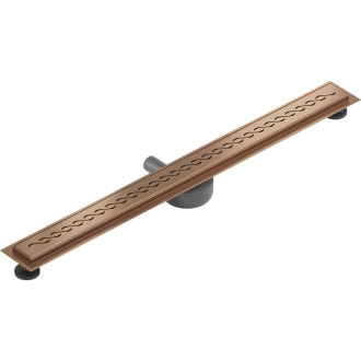 Mexen Flat 360° M18 odpływ liniowy obrotowy 100 cm, miedź szczotkowana - 1C23100-40