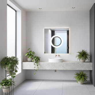 REA Zrcadlo LED 60x60 YH-BL-12 HOM-01513 HOM-01513