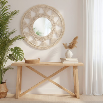 Nástěnné zrcadlo Boho 65CM 322050