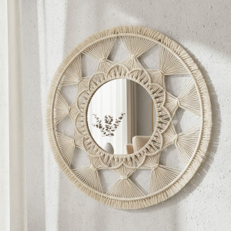 Nástěnné zrcadlo Boho 65CM 322050