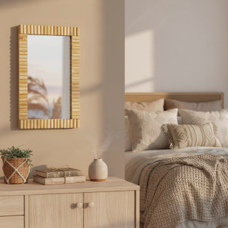 Nástěnné zrcadlo Boho 55CM KLNA-MR01