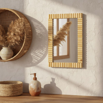 Nástěnné zrcadlo Boho 55CM KLNA-MR01