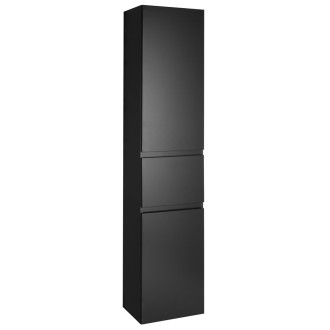 ALTAIR vysoká skříňka s košem 40x184x31cm, černá mat, levá