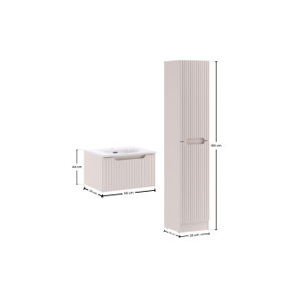 Comad SET-NOC 50CM 1S SKY 3 HCLB Koupelnová sestava 50 cm