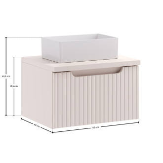 Comad SET-NOC B CASHMERE 50CM 1S UN GAJA Koupelnová sestava 50 cm