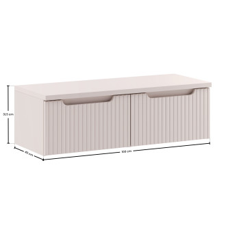 Comad SET-NOC B CASHMERE 100CM 1S Koupelnová sestava 100 cm s deskou