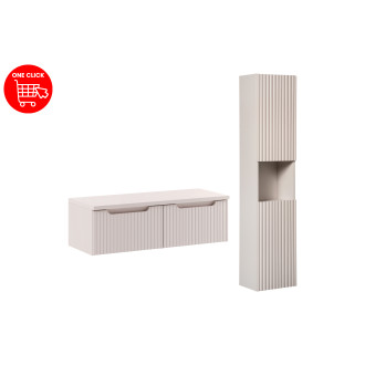 Zestaw meblowy 100cm z blatem i szafką wysoką