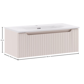 Comad SET-NOC 80CM 1S SKY 3 Koupelnová sestava 80 cm s nábytkovým umyvadlem SKY