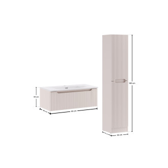 Comad SET-NOC 80CM 1S SKY 3 HCLB Koupelnová sestava 80 cm