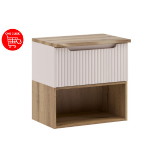 Comad SET-NOC B OAK 60CM 1S LR Koupelnová sestava 60 cm s deskou