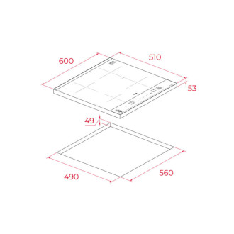 TEKA Indukční varná deska 60 cm z edice Van Gogh IBF 64 FST VG
