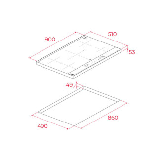 TEKA Indukční varná deska 90 cm z edice Van Gogh IBF 95 FST VG