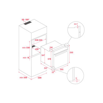 TEKA Multifunkční trouba s technologií SurroundTemp NEO HSB 6450 SS