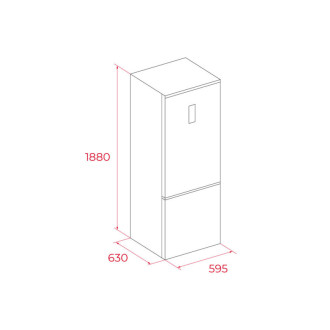 TEKA Volně stojící chladnička s mrazničkou RBF 44630 WH