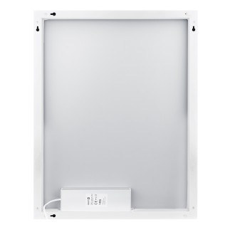 Bílé LED zrcadlo 900x700 se dvěma dotykovými senzory