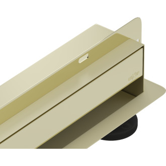 Mexen Flat Wall lineární stěnový odtok 2v1 50 cm, zlatý - 1530050