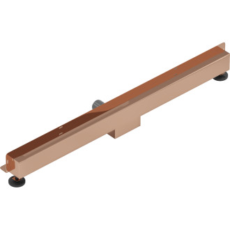 Mexen Flat Wall odpływ liniowy ścienny 2w1 90 cm, różowe złoto - 1630090