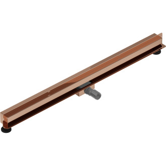 Mexen Flat Wall odpływ liniowy ścienny 2w1 110 cm, różowe złoto - 1630110