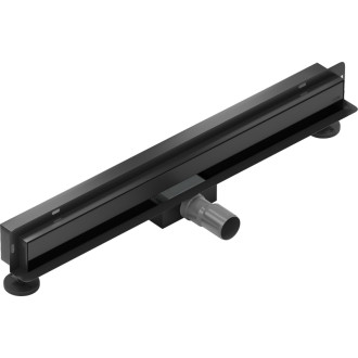 Mexen Flat Wall odpływ liniowy ścienny 2w1 50 cm, czarny - 1730050