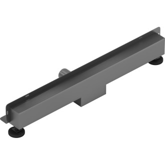 Mexen Flat Wall odpływ liniowy ścienny 2w1 60 cm, gun gray szczotkowany - 1E30060