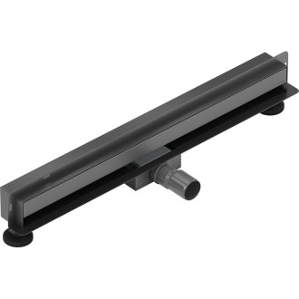 Mexen Flat Wall odpływ liniowy ścienny 2w1 60 cm, gun gray szczotkowany - 1E30060