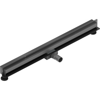 Mexen Flat Wall odpływ liniowy ścienny 2w1 80 cm, gun gray szczotkowany - 1E30080