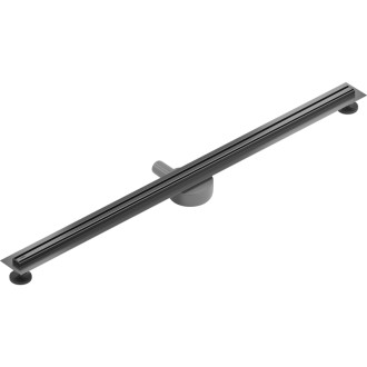 Mexen Flat 360° Slim odpływ liniowy obrotowy 160 cm, gun gray szczotkowany - 1E41150