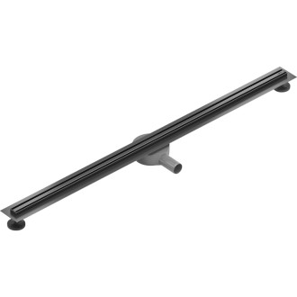 Mexen Flat 360° Slim odpływ liniowy obrotowy 160 cm, gun gray szczotkowany - 1E41150