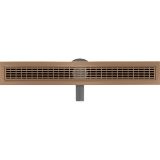 Mexen Flat 360° M33 odpływ liniowy obrotowy 50 cm, miedź szczotkowana - 1C33050-40