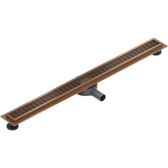 Mexen Flat 360° M33 odpływ liniowy obrotowy 80 cm, miedź szczotkowana - 1C33080-40