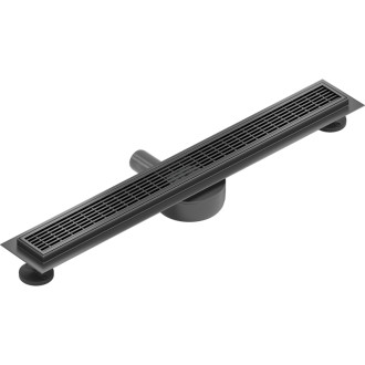 Mexen Flat 360° M33 odpływ liniowy obrotowy 60 cm, gun gray szczotkowany - 1E33060-40