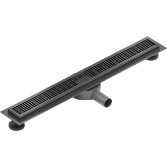 Mexen Flat 360° M33 odpływ liniowy obrotowy 70 cm, gun gray szczotkowany - 1E33070-40