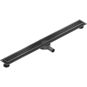 Mexen Flat 360° M33 odpływ liniowy obrotowy 90 cm, gun gray szczotkowany - 1E33090-40