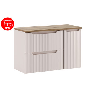 Zestaw meblowy 90cm z blatem i szafką cargo