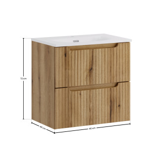 Comad SET-NOCE 60CM S SKY 3 Koupelnová sestava 60 cm s nábytkovým umyvadlem SKY
