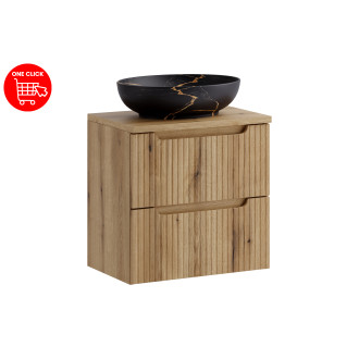 Zestaw meblowy 60cm z blatem i umywalką nablatową Mona