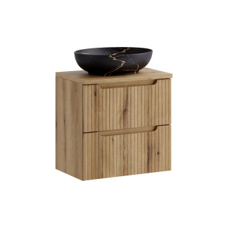 Zestaw meblowy 60cm z blatem i umywalką nablatową Mona