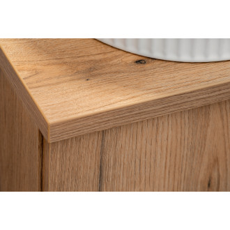 Zestaw meblowy 60cm z blatem i umywalką nablatową Mona